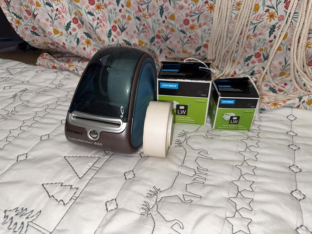 DYMO LabelWriter 400 Thermal Label Printer with Extra Labels *no wires*